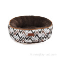 Classic Toom Tolevas Velvet Cat Chien Round Lit